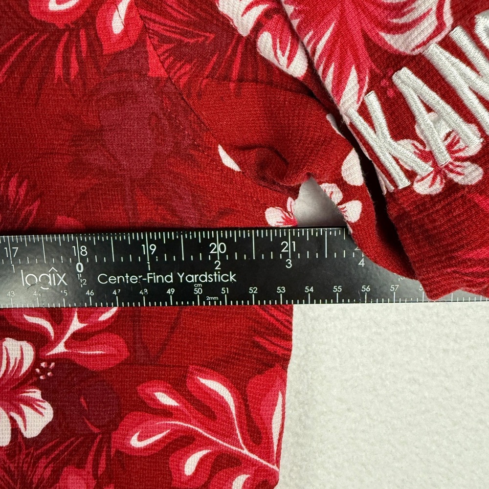 Arkansas Razorbacks‎ Hawaiian Shirt Mens Large Floral Camp Collar Embroidered - Picture 7 of 7